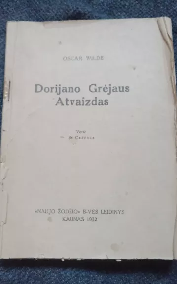Dorijano Grėjaus atvaizdas - Oscar Wilde, knyga