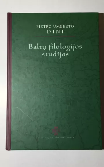 Baltų filologijos studijos - Pietro Umberto Dini, knyga