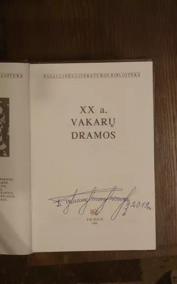 XX a. Vakarų dramos