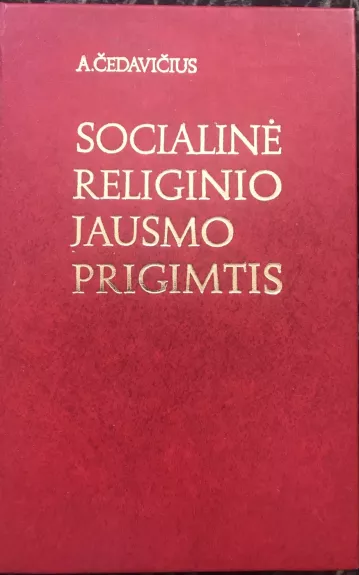 Socialinė religinio jausmo prigimtis