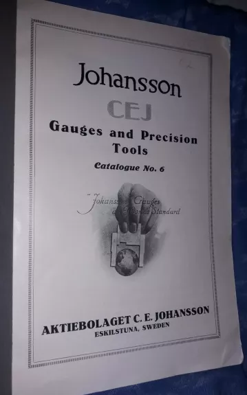 Gauges and Precision tools. Catalogue no. 6