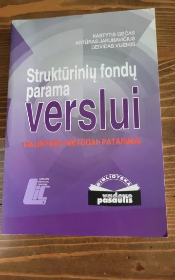 Struktūrinių fondų parama verslui