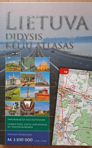Lietuva didysis kelių atlasas