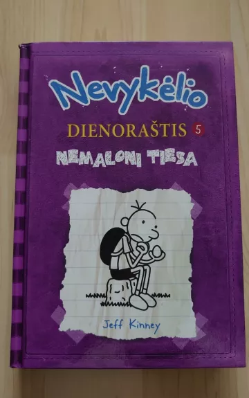 Nevykėlio dienoraštis 5. Nemaloni tiesa - Jeff Kinney, knyga