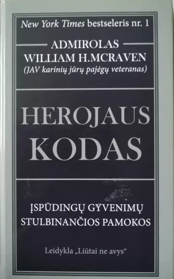 Herojaus Kodas - William H. McRaven, knyga