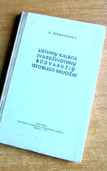 Lietuvių kalbos įvardžiuotinių būdvardžių istorijos bruožai - Zigmas Zinkevičius, knyga