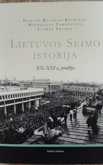 Lietuvos Seimo istorija: XX-XXI a. pradžia - Danutė Blažytė-Baužienė, knyga