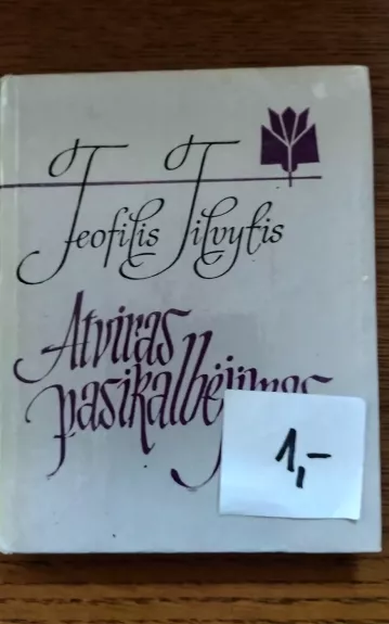 Atviras pasikalbėjimas