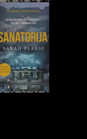 Sanatorija - Sarah Pearse, knyga