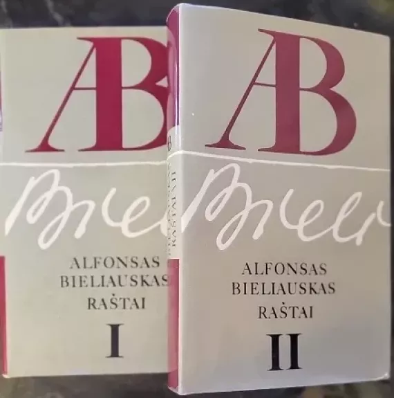 Raštai (2 tomai) - Alfonsas Bieliauskas, knyga