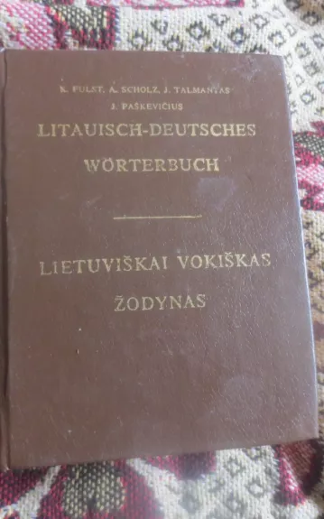 Lietuviškai vokiškas žodynas
