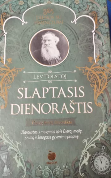 Slaptasis dienoraštis - Levas Tolstojus, knyga 1
