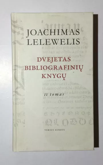 Dvejetas bibliografinių knygų. II tomas