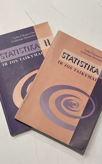 Statistika ir jos taikymai (1,2 dalys)