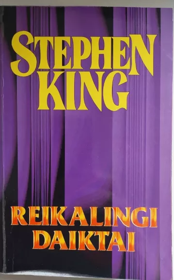 Reikalingi daiktai - Stephen King, knyga