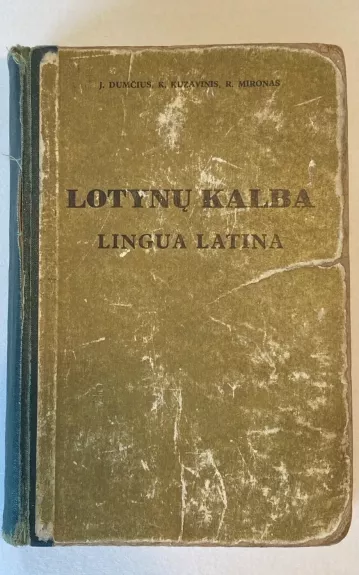 Lotynų kalba - Autorių Kolektyvas, knyga 1