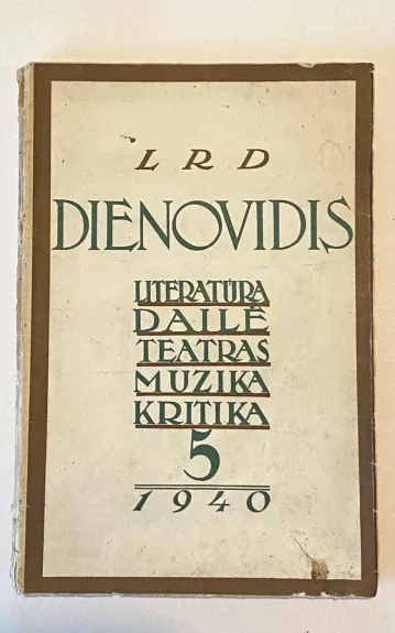 Dienovidis žurnalas 1940m. Nr.5