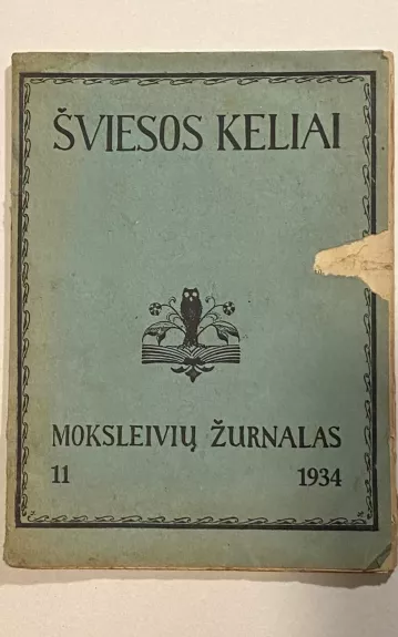 Šviesos Keliai žurnalas 1934m. NR.11