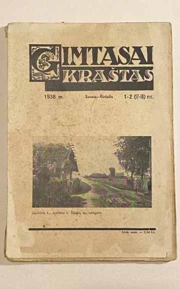 Gimtasai Kraštas žurnalas 1938m. NR.1-2