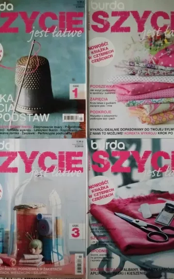Burda 2016/1-4 szycie jest latwe - rinkinys
