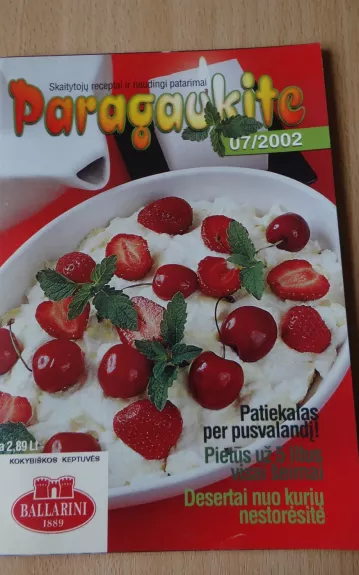 Paragaukite 2002 m., Nr. 7