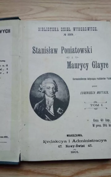 Stanislaw Poniatowski. Maurycy Glayre
