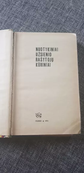 Nuotykiniai užsienio rašytojų kūriniai