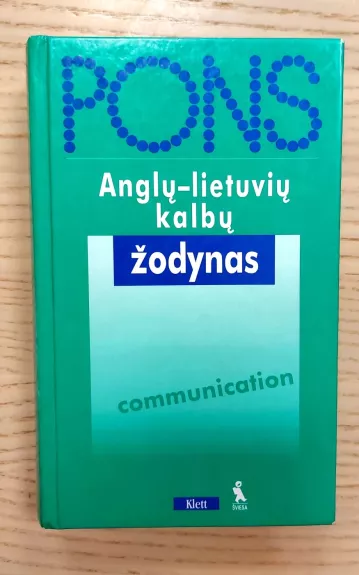 PONS anglų lietuvių kalbų žodynas - Erich Weis, knyga 1