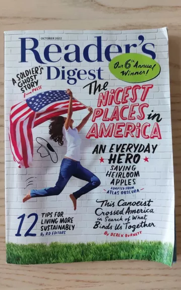 Readers Digest Magazine The Nicest Places In America October 2022 - Autorių Kolektyvas, knyga 1