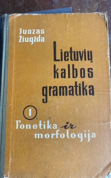 Lietuvių kalbos gramatika I Fonetika ir morfologija - A Žiugžda, knyga