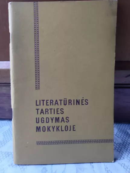 Literatūrinės tarties ugdymas mokykloje