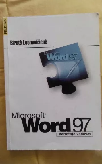 Microsoft Word 97 Vartotojo vadovas - Birutė Leonavičienė, knyga