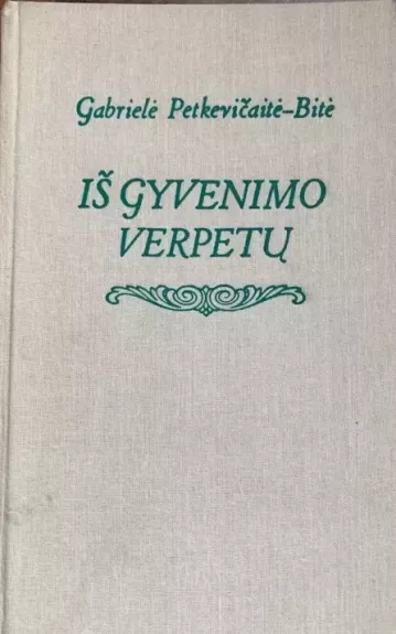 Iš gyvenimo verpetų - G. Petkevičaitė- Bitė, knyga