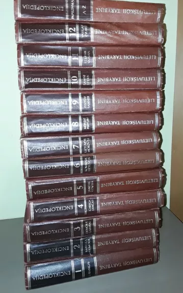 Lietuviškoji tarybinė enciklopedija, 12 tomų + papildymas