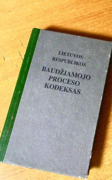Lietuvos Respublikos baudžiamojo proceso kodeksas