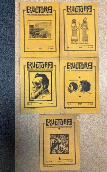 KULTŪRA 1927 m. 1-6 Nr.