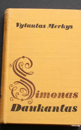 Simonas Daukantas - Vytautas Merkys, knyga
