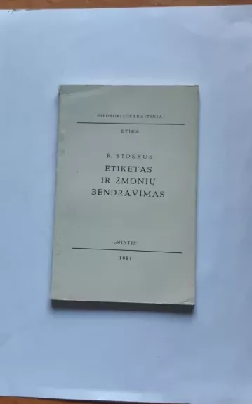 Etiketas ir žmonių bendravimas