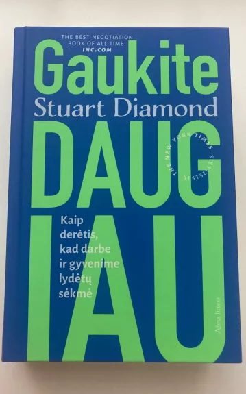 Gaukite daugiau.Kaip deretis,kad darbe ir gyvenime lydetu sekme - Stiuart Diamond, knyga