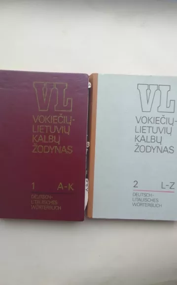 Vokiečių - lietuvių kalbų žodynas, 2 tomai - Juozas Križinauskas, knyga