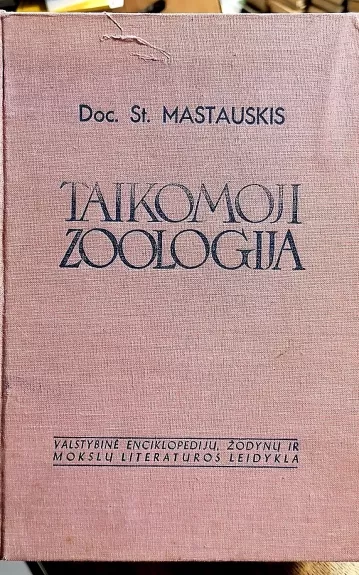 Taikomoji zoologija - Mastauskis Stasys, knyga