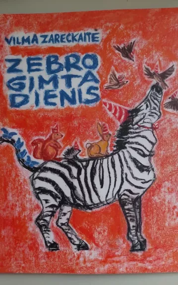 Zebro gimtadienis - Vilma Zareckaitė, knyga