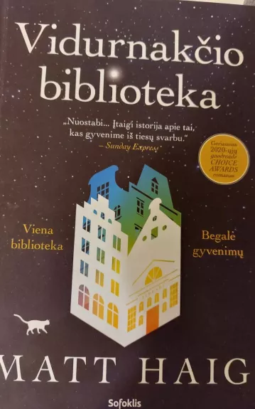 Vidurnakčio biblioteka - Matt Haig, knyga