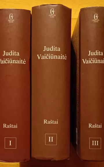 Rastai I-III tomai. Judita Vaiciunaite - Judita Vaičiūnaitė, knyga 1