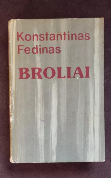 Broliai - Konstantinas Fedinas, knyga