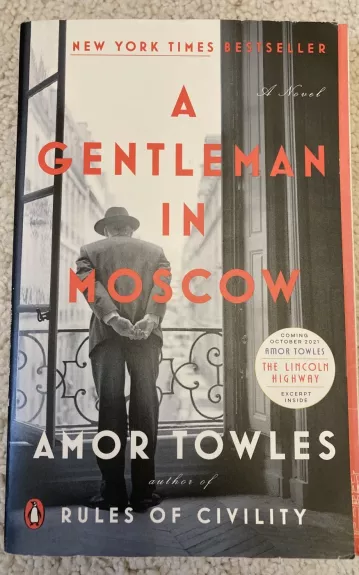 A gentleman in Moscow - Amor Towles, knyga 1