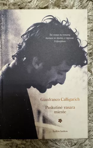Paskutinė vasara mieste - Gianfranco Calligarich, knyga