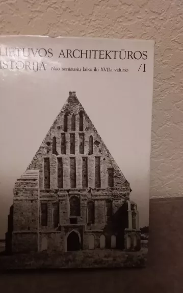 Lietuvos architektūros istorija (1 tomas) - Jonas Minkevičius, knyga