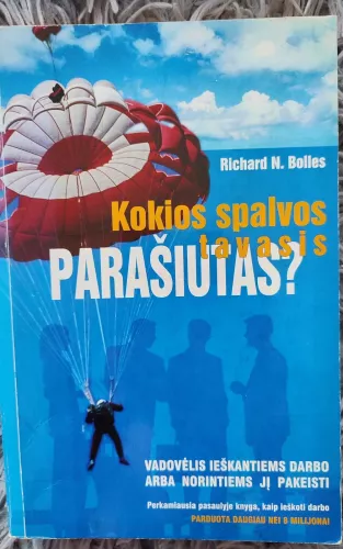 Kokios spalvos tavasis parašiutas?