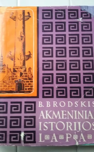 Akmeniniai istorijos lapai - B. Brodskis, knyga